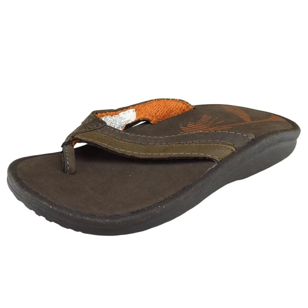 Sonoma Toddler Boys 12 Medium‎ Brown Flip Flop Synthetic
